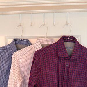 Lot of 3 Twillory Shirts Performance Fabric Tailored Fit (size 15.5 x 32/33)